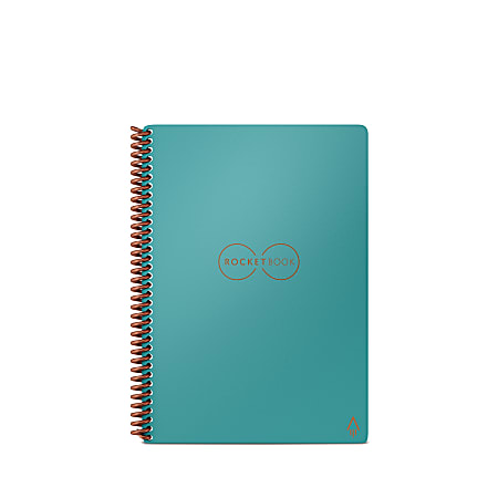 Neptune Teal Cover for sale online Rocketbook Everlast Letter Size Smart Reusable Notebook 