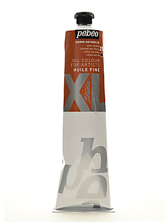 Pebeo Studio XL Oil Paint, 6.76 oz (200mL), Raw Sienna, Pack Of 2