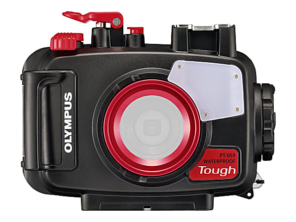 Olympus PT-059 - Marine case for camera - polycarbonate - black, transparent