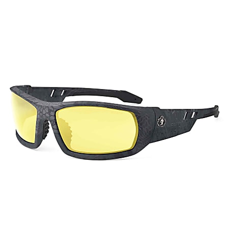 Ergodyne Skullerz® Safety Glasses, Odin, Kryptek Typhon Frame, Yellow Lens