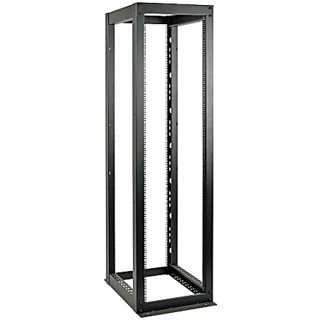 Tripp Lite 48U 4-Post Open Frame Rack Cabinet Heavy Duty 3000lb Capacity - 48U Rack x 19" Rackx 35.25" Rack Depth - SR4POST48HD