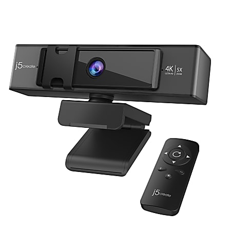 j5create 4K Ultra HD USB Webcam JVCU435 Office Depot