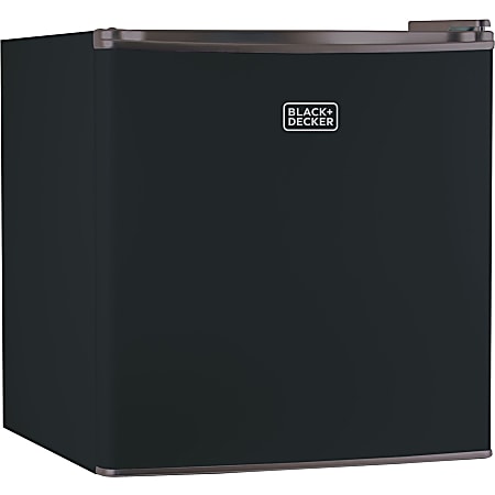 Black & Decker BCRK17B 1.7 Cubic-ft Refrigerator/Freezer (Black) - 1.70 ft³ - Reversible - Black