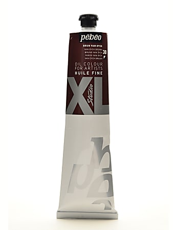 Pebeo Studio XL Oil Paint, 200 mL, Van Dyck Brown, Pack Of 2
