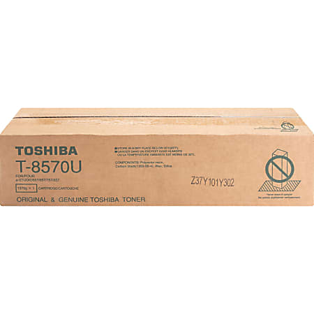 Toshiba T8570U Original Laser Toner Cartridge - Black - 1 Each - 73900 Pages