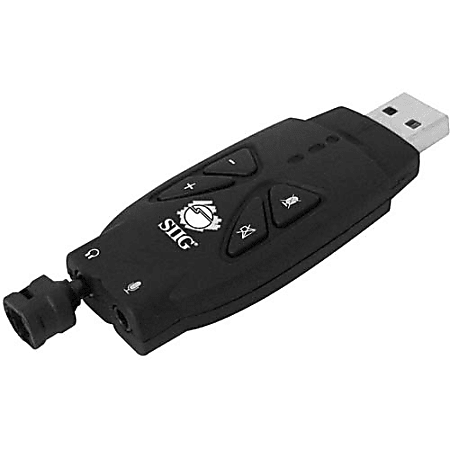 SIIG SoundWave 7.1 Pro Surround Sound Device - CM108 - USB - 16 bit - External