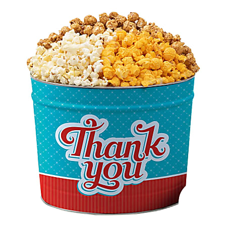 Gourmet Gift Baskets Thank You Popcorn Tin