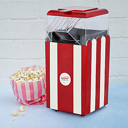 Brentwood PC-486R 8-Cup Hot Air Popcorn Maker, Red - Brentwood Appliances