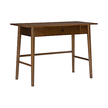 Linon Liberty 42"W Home Office Computer Desk, Walnut