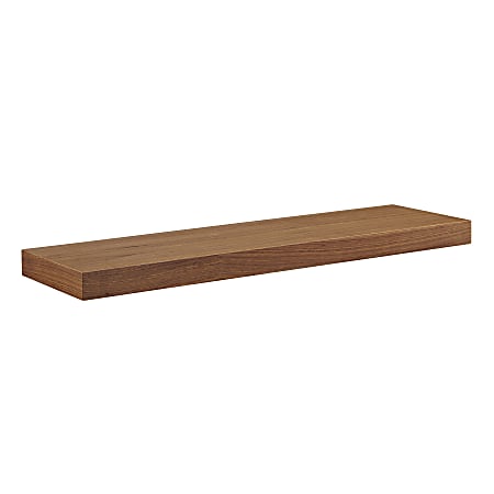Eurostyle Barney Floating Shelf, 2”H x 36”W x 10”D, Walnut