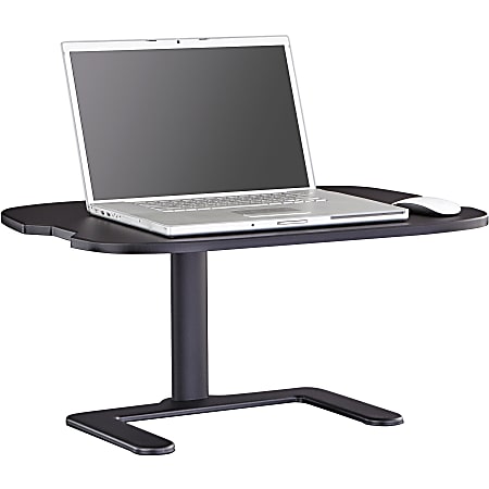 Safco Height Adjustable Laptop Stand 21.5 H x 27 W x 18 D Steel Medium ...