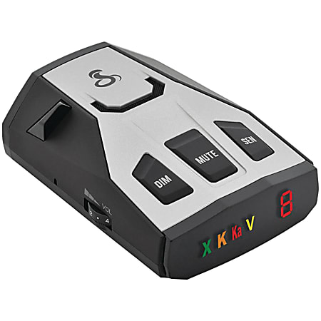 Cobra® RAD 350 Radar/Laser Detector, Black & Gray