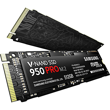 Samsung 950 PRO MZ-V5P512BW 512 GB Solid State Drive - PCI Express - Internal - M.2