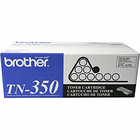 Brother TN 350 Black Toner Cartridge TN 350BK - Office Depot
