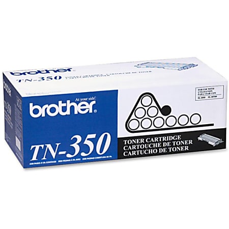 Brother TN 350 Black Toner Cartridge TN 350BK - Office Depot