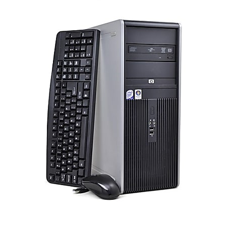 HP Compaq DC7900 Refurbished Desktop PC, Intel® Core™2 Duo, 4GB Memory, 160GB Hard Drive, Windows® 7