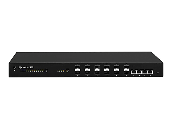 Ubiquiti EdgeSwitch 12 Fiber - Switch - L3 - managed - 4 x Gigabit SFP + 8 x 100/1000 SFP + 4 x 10/100/1000 - desktop, rack-mountable, wall-mountable - AC 120/230 V / DC 16 - 25 V