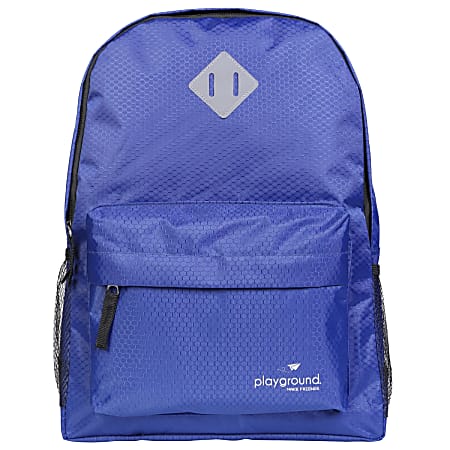 Playground Hometime Backpacks, Royal Blue, Pack Of 12 Backpacks