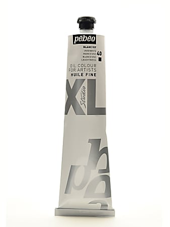 Pebeo Studio XL Oil Paint, 6.76 oz (200mL), Vivid White, Pack Of 2