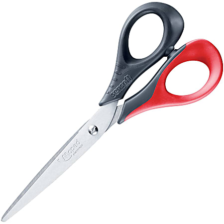 Helix Ergo Handle 6-1/3" Scissors - 6.3" Overall Length - Stainless Steel - Assorted - 1 Each