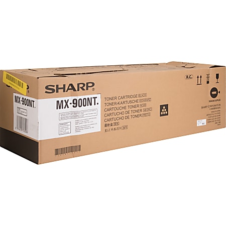 Sharp MX-900NT - High Yield - black - original - toner cartridge - for Sharp MX-M1054, MX-M1055, MX-M1056, MX-M1204, MX-M1205, MX-M1206, MX-M904, MX-M905