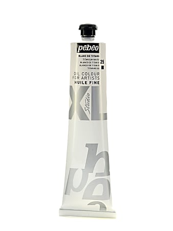 Pebeo Studio XL Oil Paint, 200 mL, Titanium White, Pack Of 2