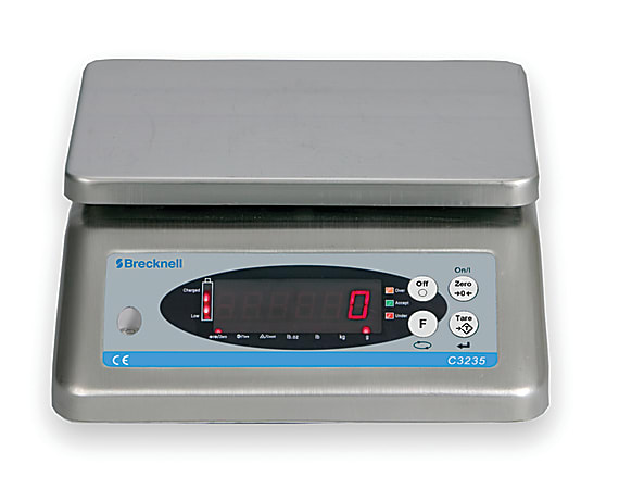Brecknell® C3235 Check Weighing Scale, 12 Lb, Gray