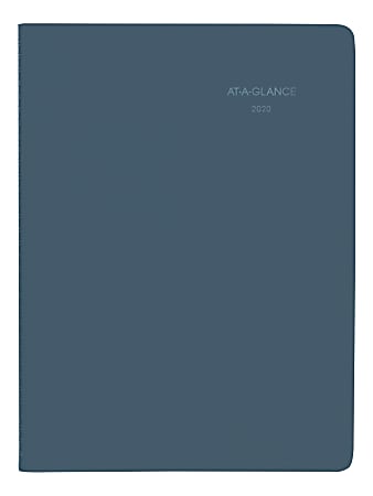 AT-A-GLANCE® Triple-View Weekly/Monthly Appointment Book, 8-1/4" x 11", Black, January to December 2020