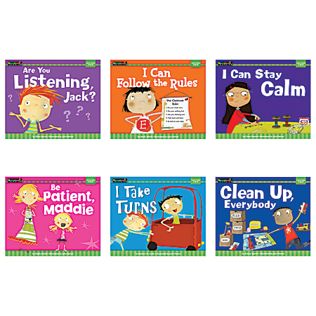 Newmark Learning MySELF Readers: I Am In Control Of Myself, Pre-K - Grade 3, Set Of 6