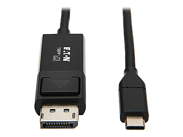 Tripp Lite by Eaton USB-C to DisplayPort Adapter Cable (M/M), 4K 60 Hz, HDR, Locking DP Connector, 6 ft. (1.8 m)
