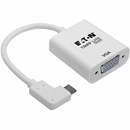 Eaton Tripp Lite Series USB-C to VGA Adapter with Alternate Mode - DP 1.2, Right-Angle USB-C - 5.98" USB/VGA Video Cable  - U44406NVGARA