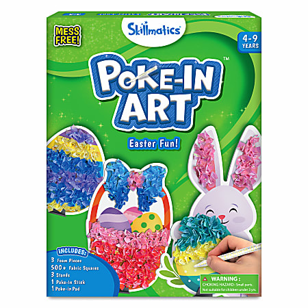Skillmatics Poke-in Art Easter Craft Kit, Kit Of 500 Pieces