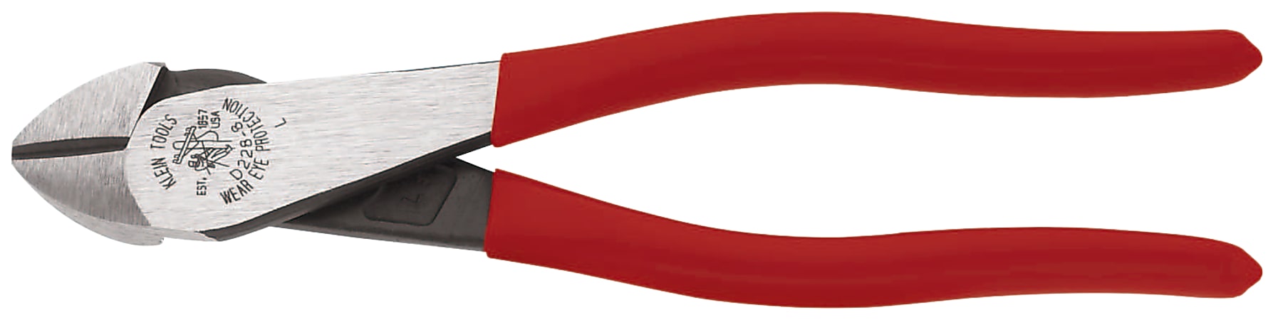 Diagonal-Cutting High-Leverage Pliers, 8 in, Bevel