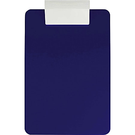 Saunders Antimicrobial Clipboard - 8 1/2" x 11" - Blue - 1 Each