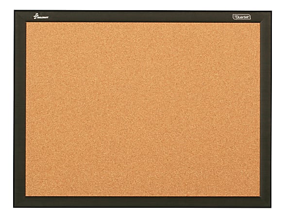 SKILCRAFT® Cork Bulletin Board, 36" x 48", Aluminum Frame With Black Finish (AbilityOne 7195 01 651 1285)