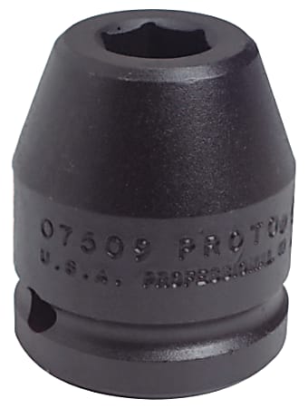 Proto Torqueplus Impact Sockets, 3/4 in Drive, 1 5/8 in Opening, 6 Points