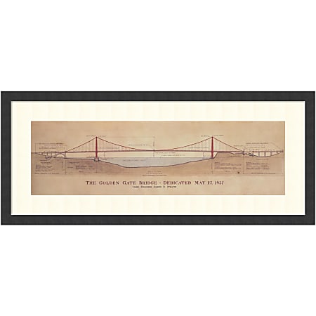 Amanti Art Golden Gate Bridge by Craig S.