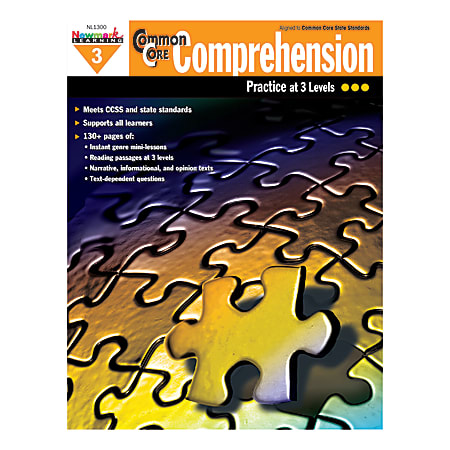 Newmark Learning Common Core Comprehension Workbook, Grade 3