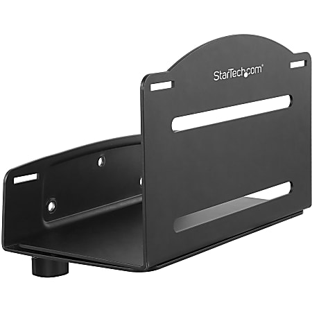 StarTech.com CPU Mount - Adjustable Computer Wall Mount - PC Wall Mount - CPU Wall Mount - Adjustable Width 4.8 to 8.3in - Heavy-duty Metal