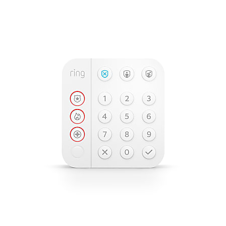 Ring 8 Piece Alarm Home Security System Office Depot
