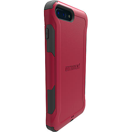 Trident Aegis Case For Apple iPhone 7 Plus - For iPhone 7 Plus - Crimson - Impact Resistant, Drop Resistant, Dirt Resistant, Debris Resistant, Shock Absorbing, Scratch Resistant, Vibration Resistant, Skid Resistant - Thermoplastic Elastomer (TPE)