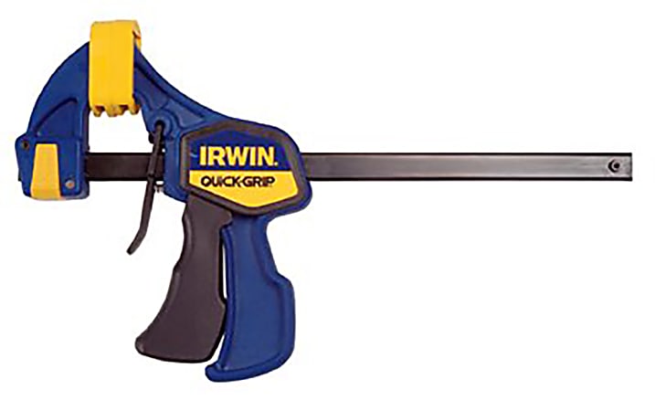 Irwin Quick-Grip 1-Handed Medium-Duty Bar Clamp/Spreader, 12", Black