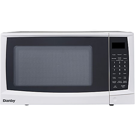 Danby 0.7 cu. ft. Microwave - Single - 5.24 gal Capacity - Microwave - 10 Power Levels - 700 W Microwave Power - 120 V AC - Countertop - White
