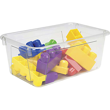 Small Cubby Bin Plastic Storage Container Multi Purpose Storage