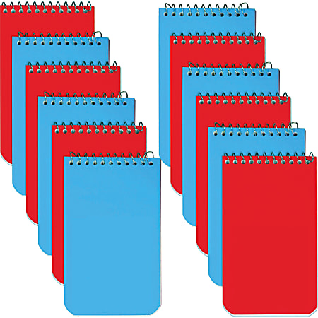 Rediform® Wore-Bound Memo Notebooks, 3" x 5", 60