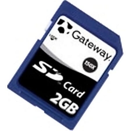 Gateway Hi-Speed - flash memory card - 2 GB - SD