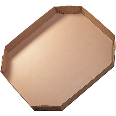 Office Depot® Brand Bulk Bin Lids, Octagon, 6"H x 38"W x 46"D, Kraft, Pack Of 5