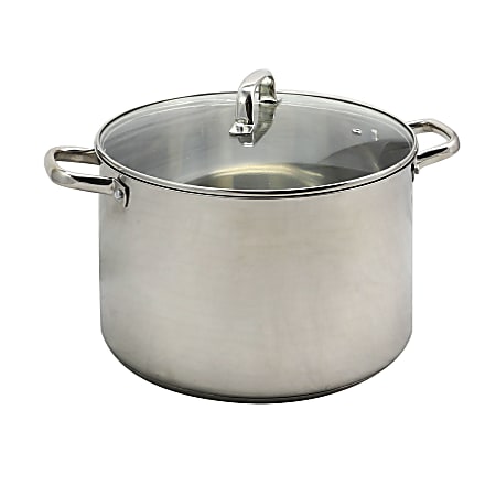 Winco 32 Qt. Aluminum Stock Pot Steamer Basket