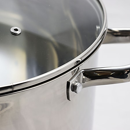 Winco - SST-16 - 16 qt Stainless Steel Stock Pot