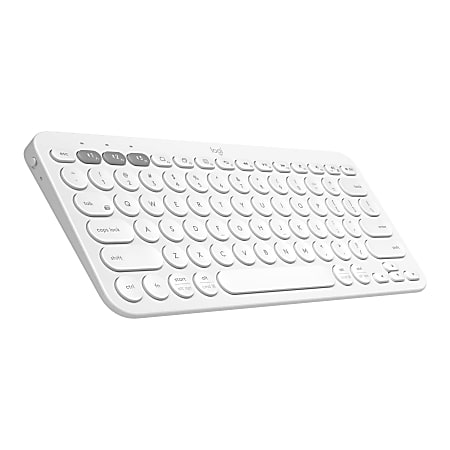 Logitech® K380 Multi-Device Bluetooth® Keyboard, Off White, 920-009600